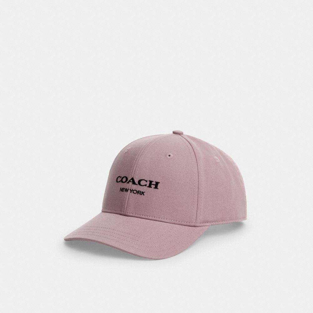 COACH®,Embroidered Baseball Hat,Cotton,Baseball Cap,Logo,Casual,,Front View