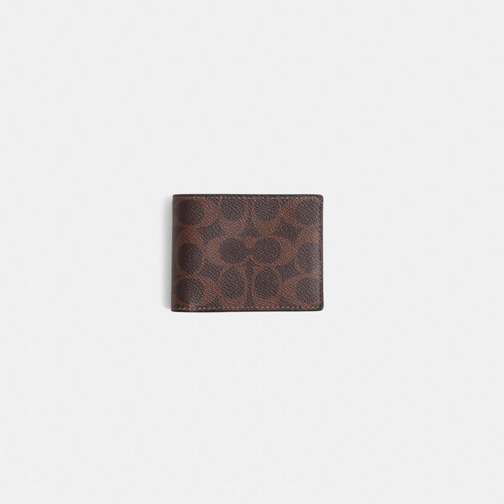 Restored Slim Billfold Wallet In Signature Canvas