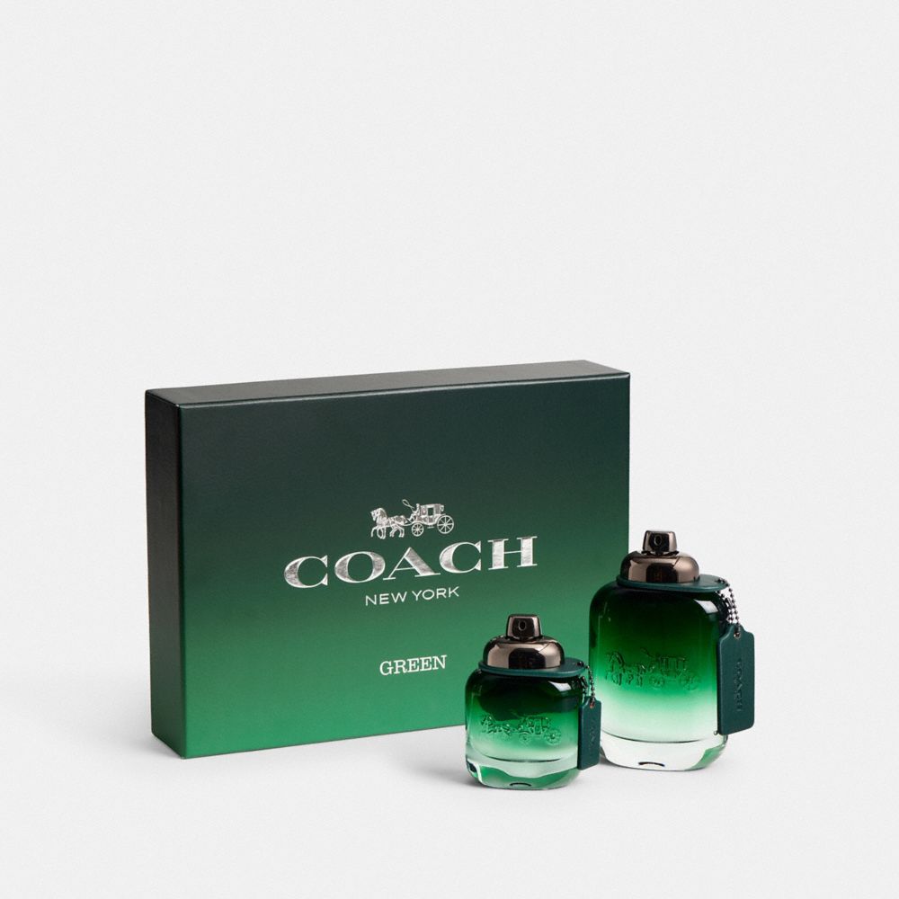 COACH®,Coach Green Eau De Toilette 2 Piece Gift Set,,Front View