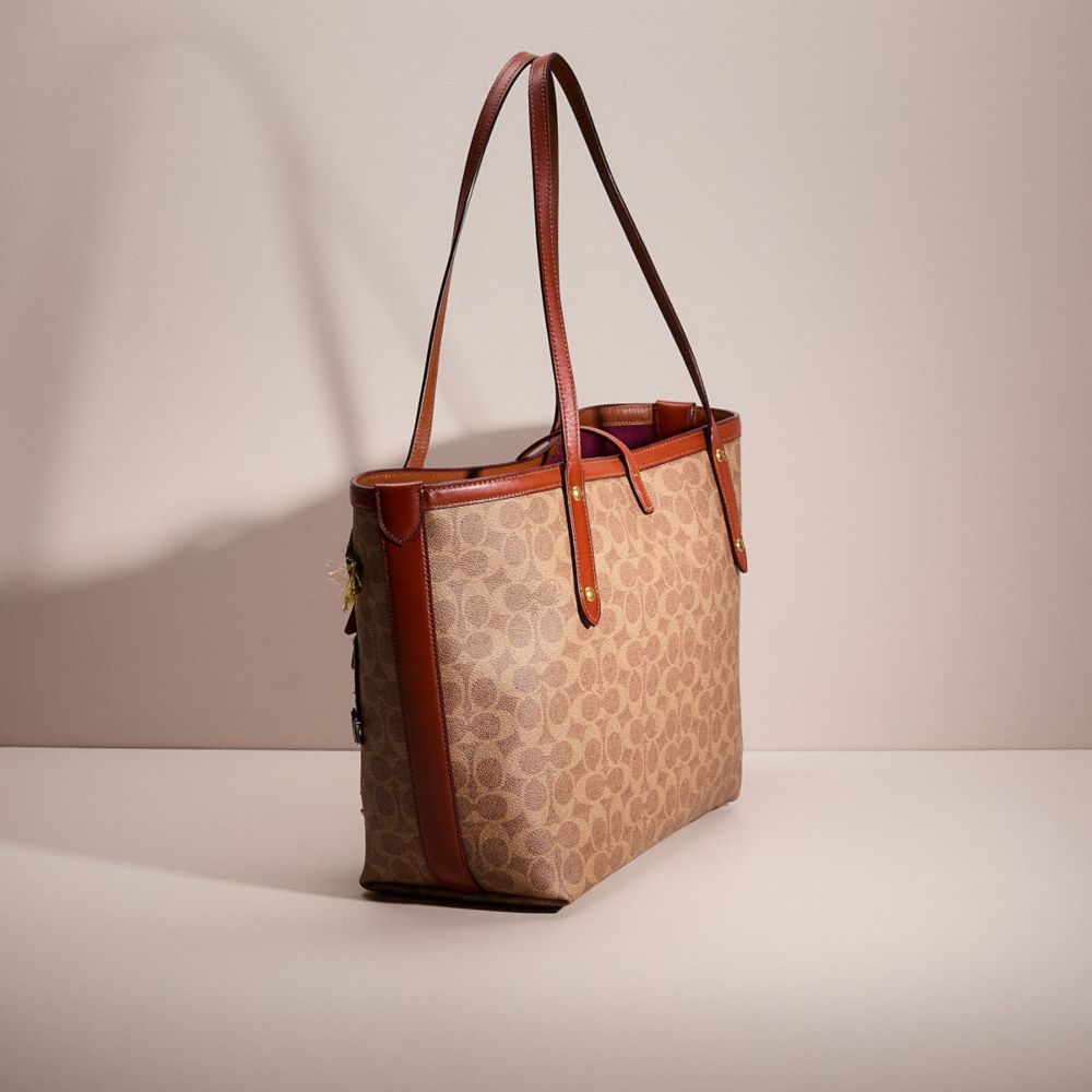 COACH Upcrafted Market Tote In Signature Canvas