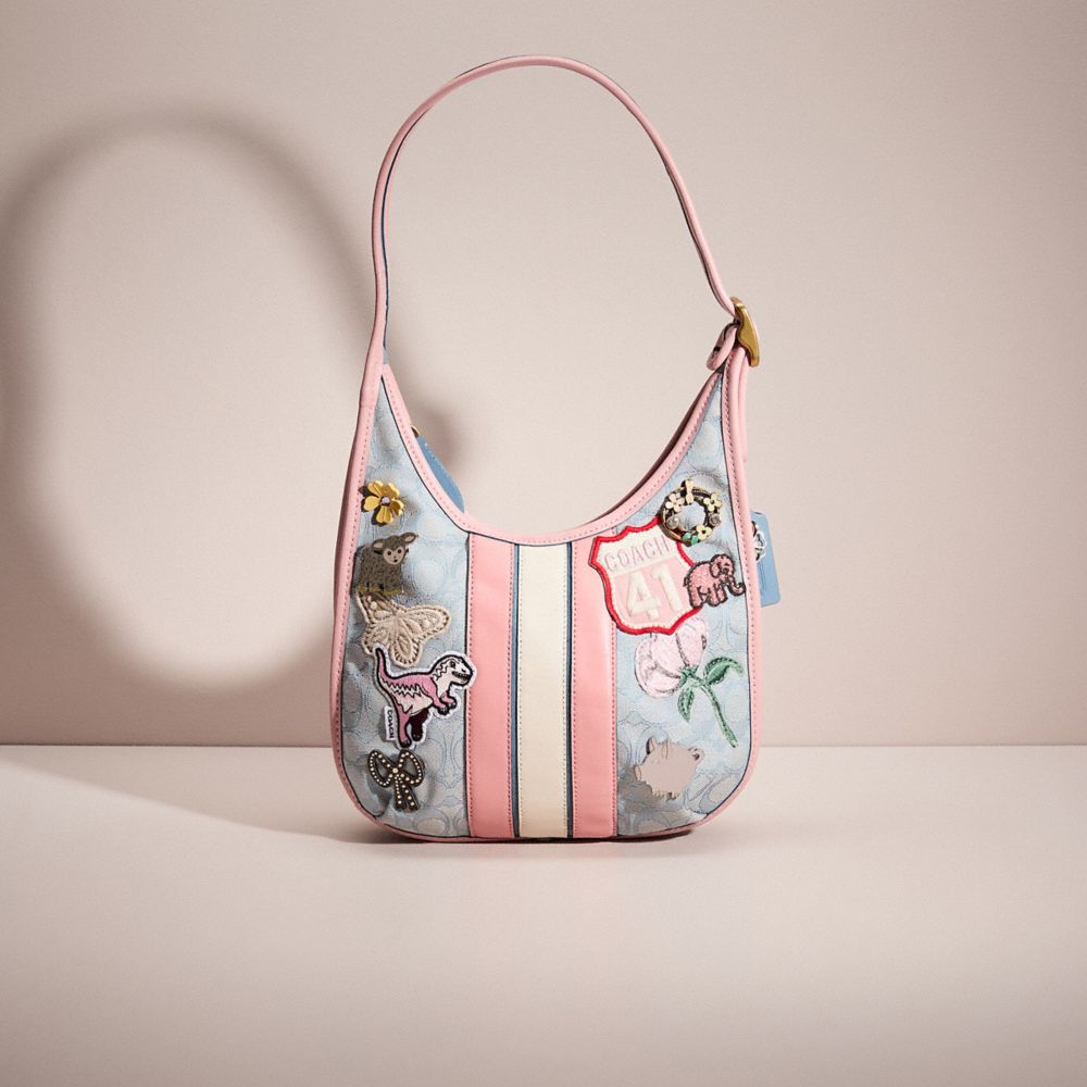 COACH® | Upcrafted Ergo Shoulder Bag In Signature Jacquard