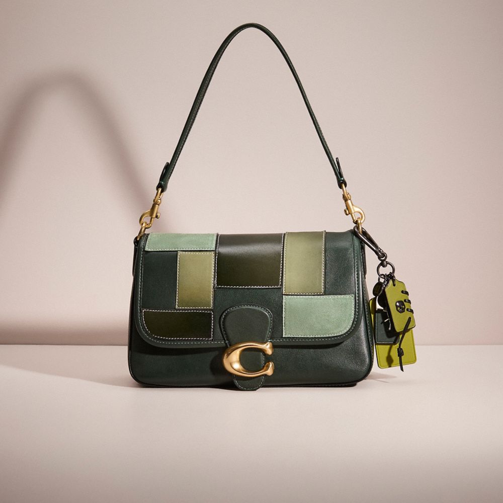 COACH®,Upcrafted Soft Tabby Shoulder Bag,,Front View
