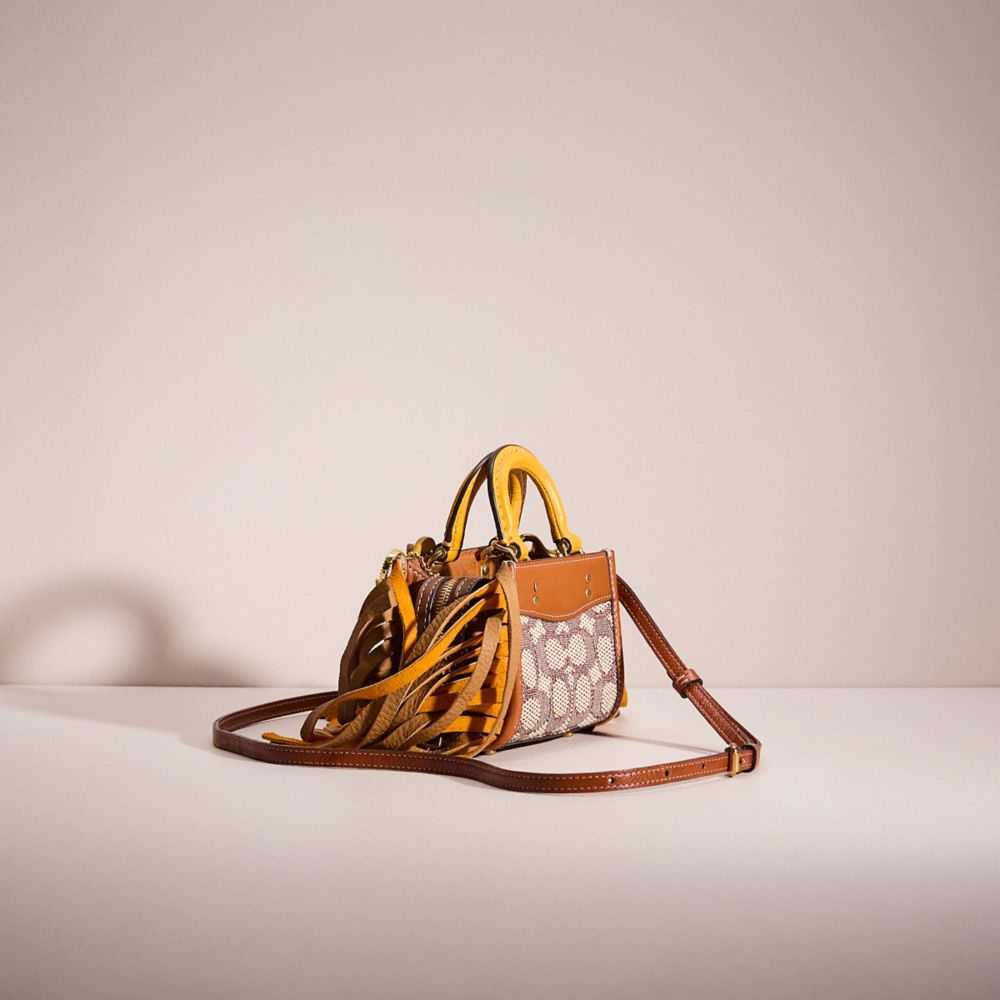 COACH® | Upcrafted Rogue Bag 12 In Signature Textile Jacquard