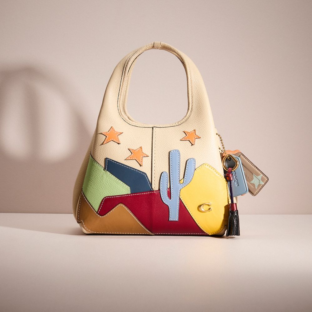 COACH®,Upcrafted Lana Shoulder Bag 23,,Front View