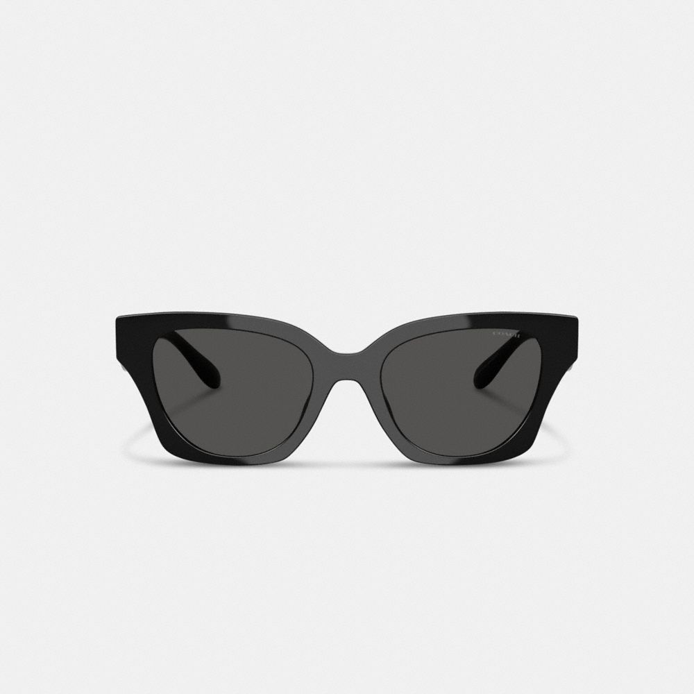 Coach Quilted Square Sunglasses In Black