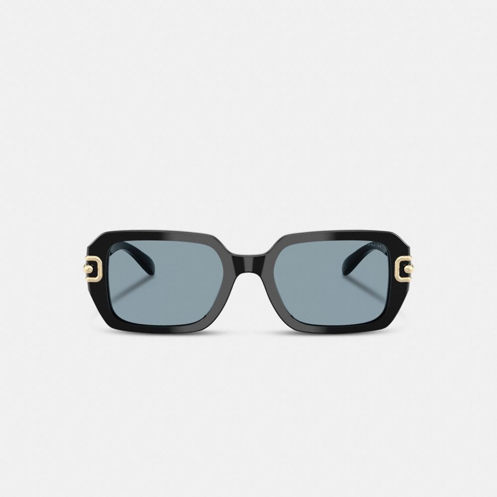 Coach Horse And Carriage Rectangle Sunglasses