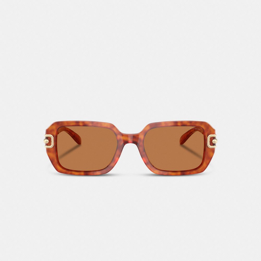 Coach Horse And Carriage Rectangle Sunglasses