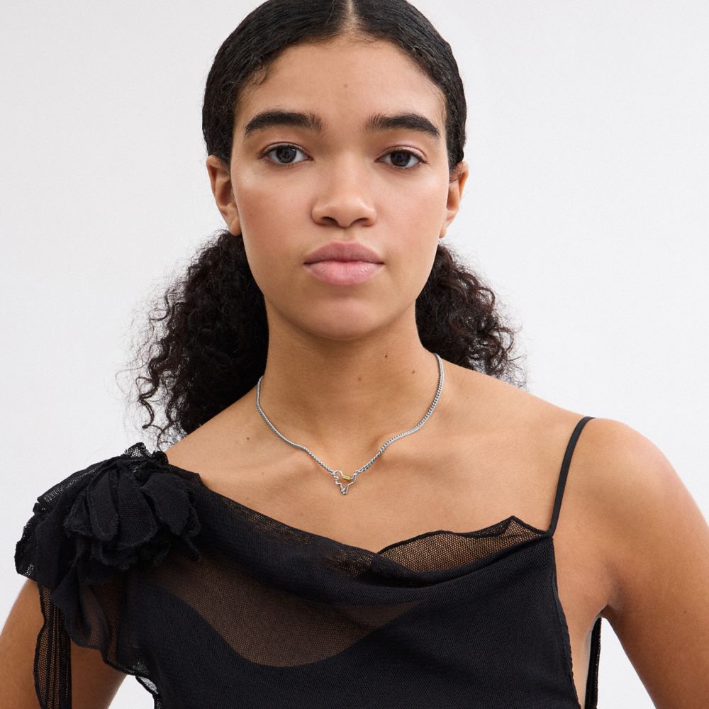 COACH®,カラビナ レキシー ネックレス,ネックレス,