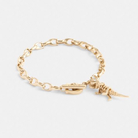Coach Skeletal Rexy Signature Chain Bracelet