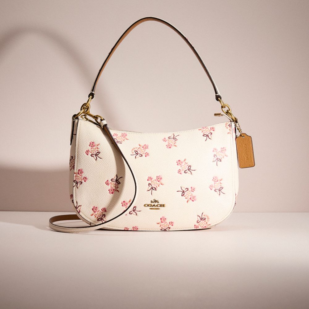 Coach Foldover 2024 Bow Floral Limited Edition Crossbody