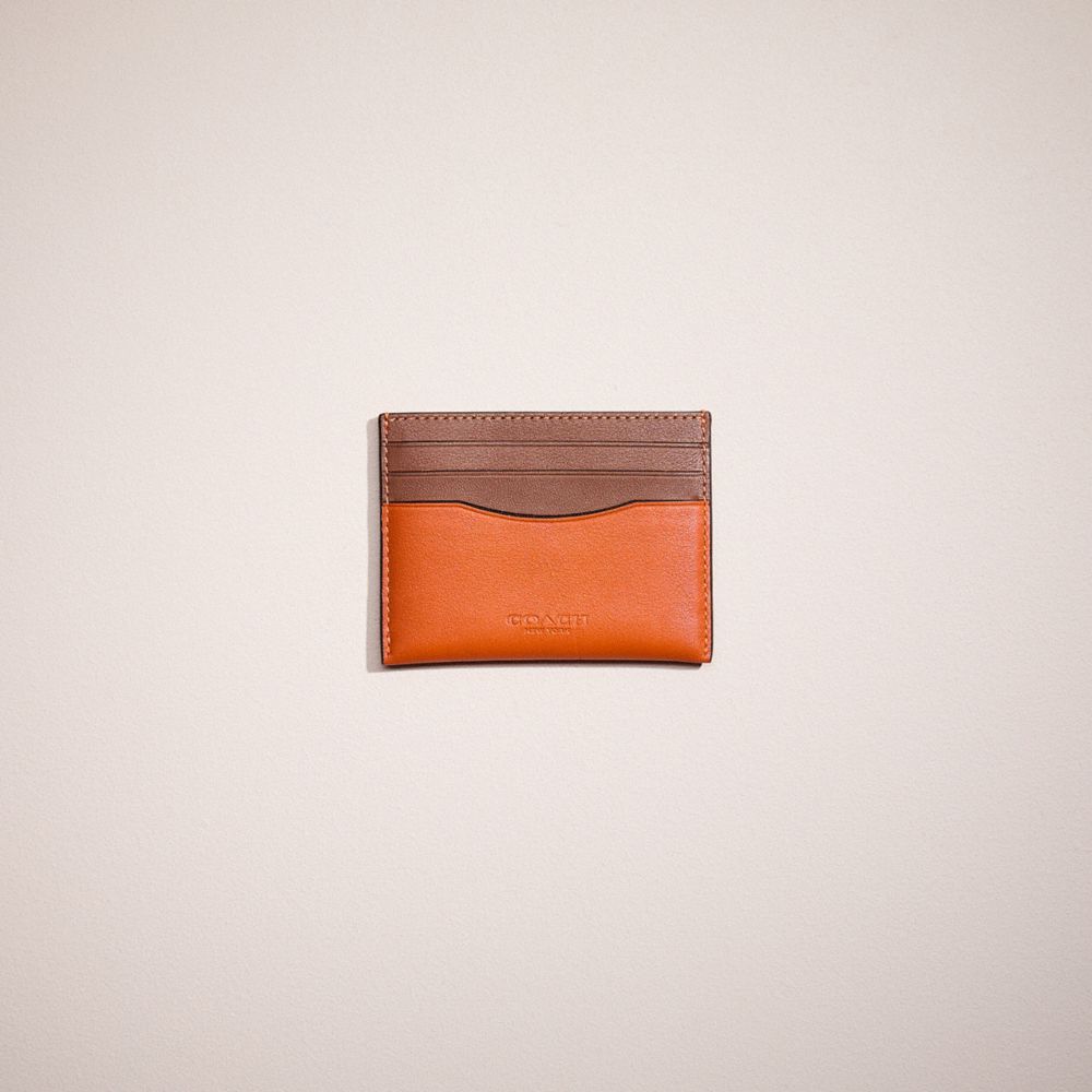 Restored Card Case In Colorblock Coach