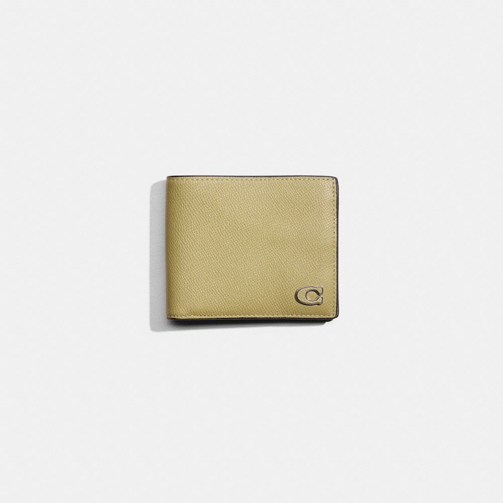 Coach signature canvas wallet sale