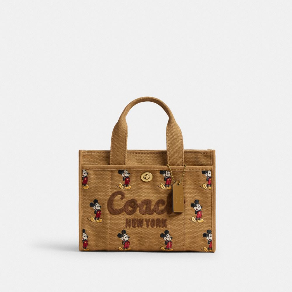 COACH ディズニー カーゴ トート バッグ 26 CAE70 Disney X Coach Cargo Tote Bag 26 With Mickey Mouse In Regenerative