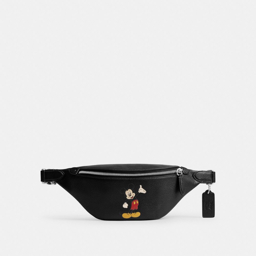 Coach Disney X  Charter Belt Bag 7 With Mickey Mouse