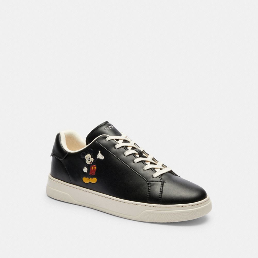 COACH®,Disney X Coach High Line Sneaker With Mickey Mouse,,Front View