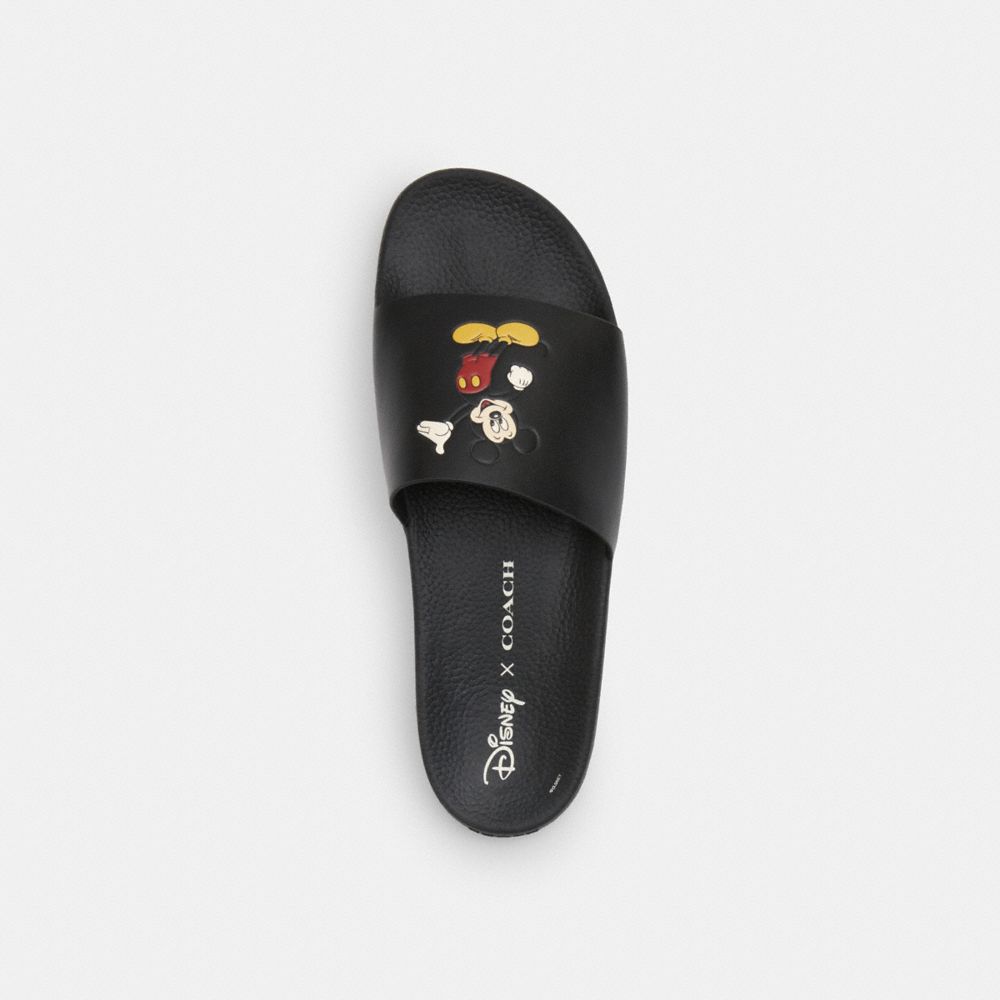 Мужские сандалии Coach Disney X Coach Slide With Mickey Mouse — фото 3