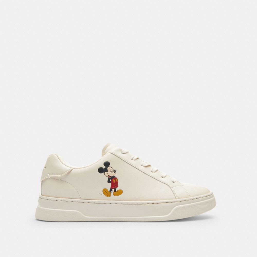 COACH DISNEY X COACH HIGH LINE SNEAKER WITH MICKEY MOUSE 