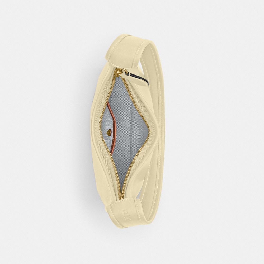 Coach Curve Zip Bag In Brass/moonlight