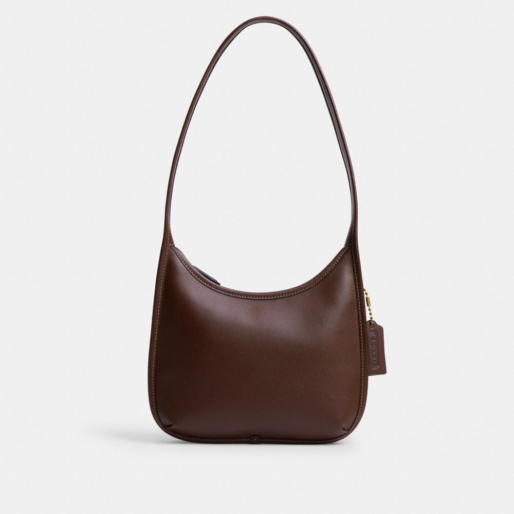 Coach leather brown bag hotsell