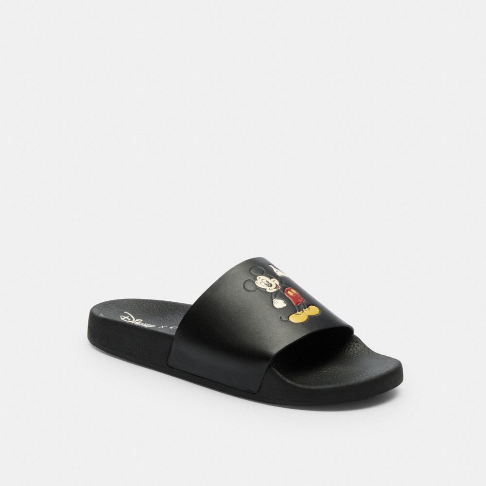 COACH DISNEY X COACH UDELE SPORT SLIDE WITH MICKEY MOUSE 