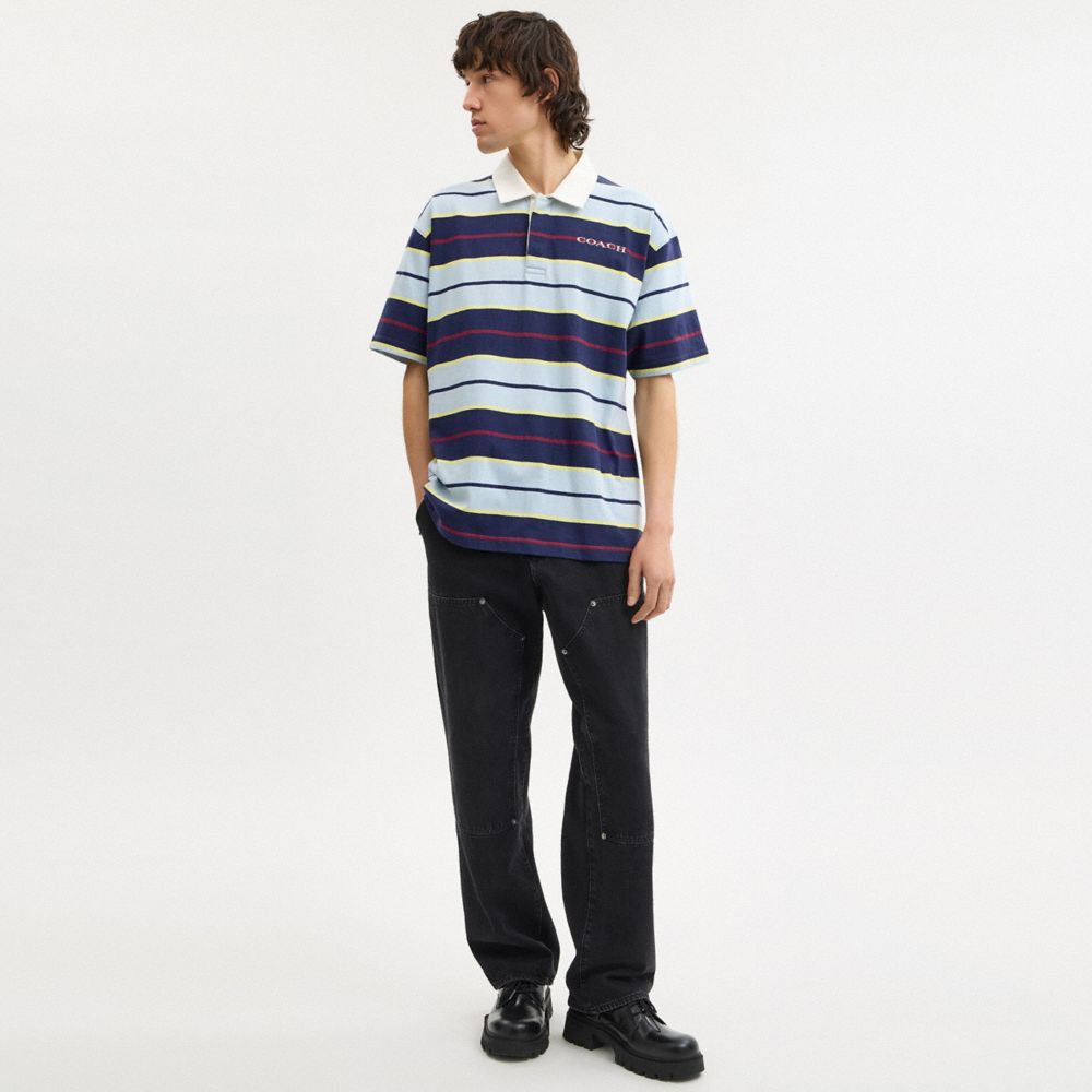 Coach Relaxed Striped Polo