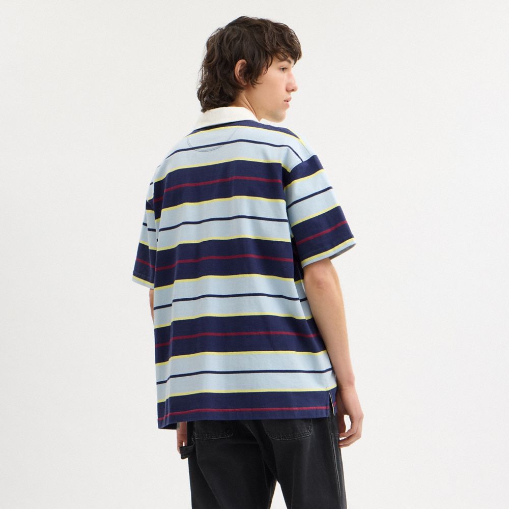 Coach Relaxed Striped Polo