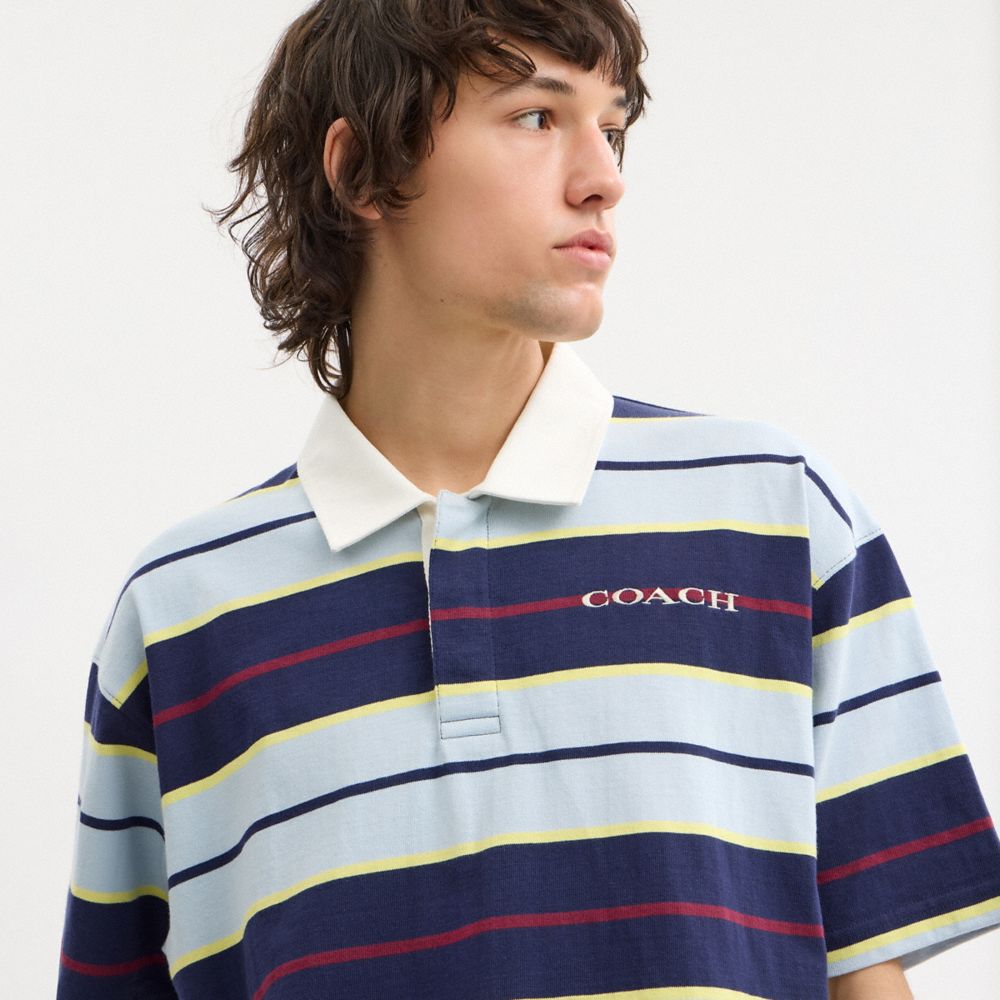 Coach Relaxed Striped Polo