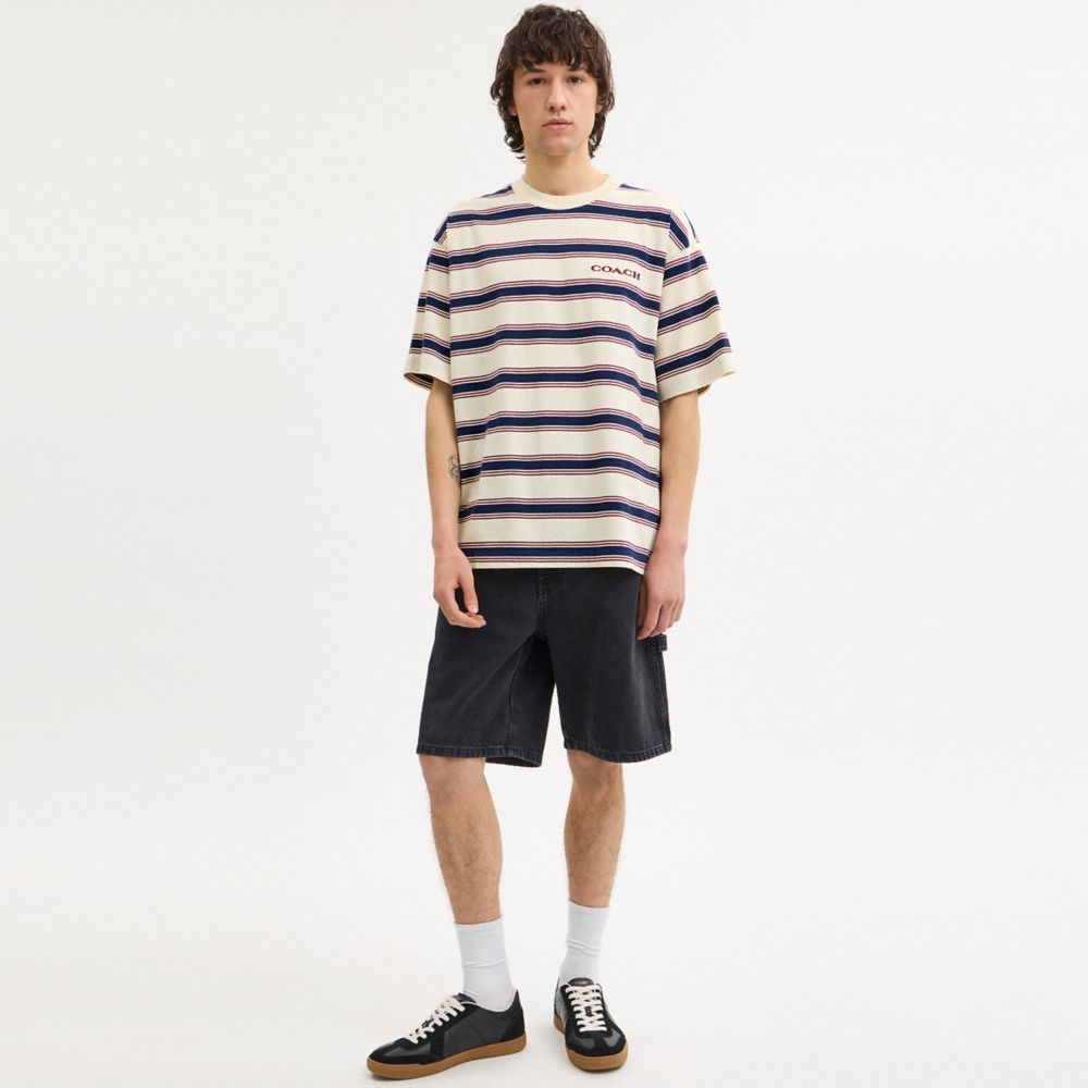 Coach Relaxed Striped T Shirt