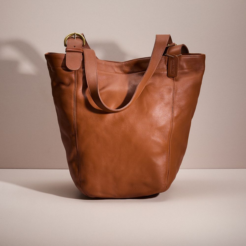 COACH®,Vintage Soho Tote Bag,Brown,Front View