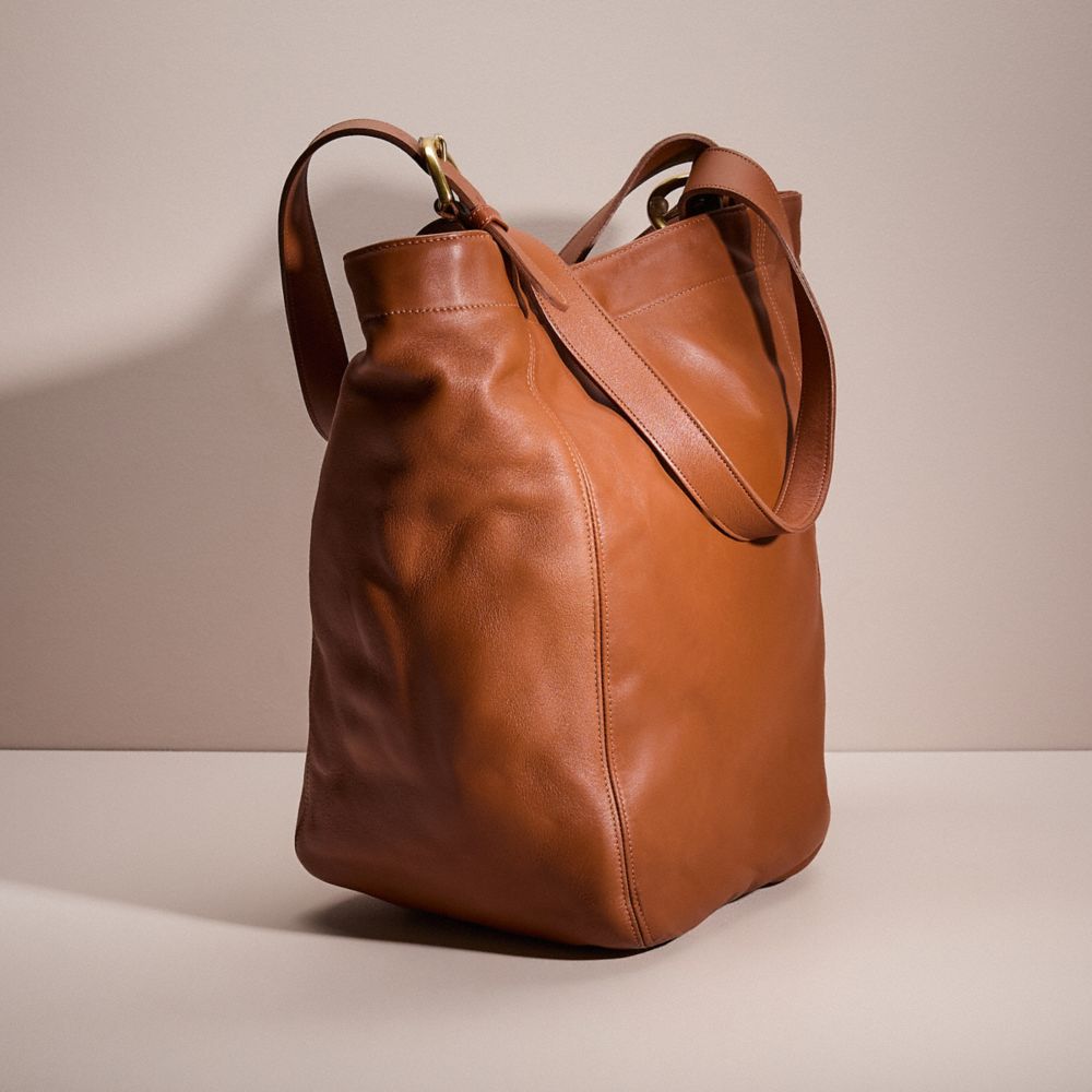 COACH®,Vintage Soho Tote Bag,Brown,Angle View