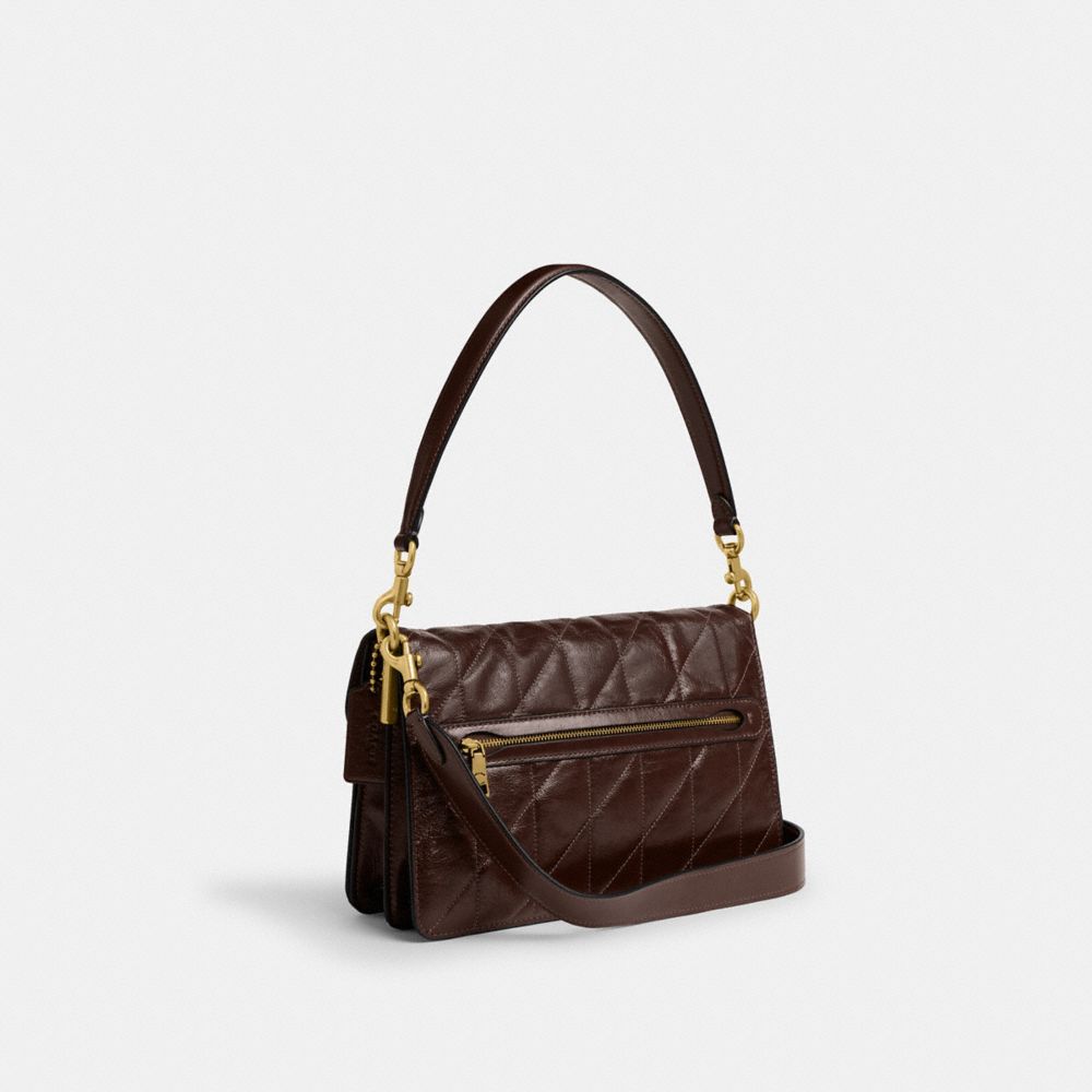 COACH®,Chain Tabby Shoulder Bag With Quilting,,Angle View