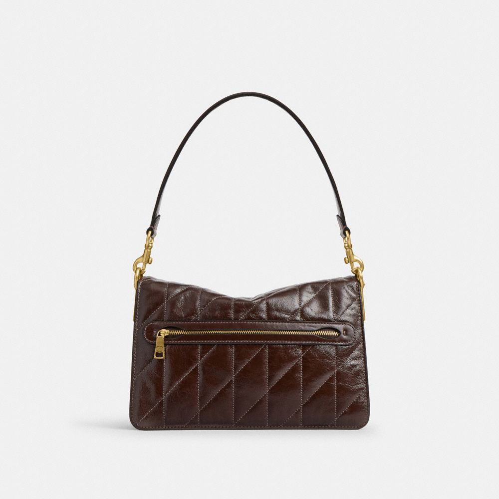 Coach Chain Tabby Shoulder Bag With Quilting In Multi