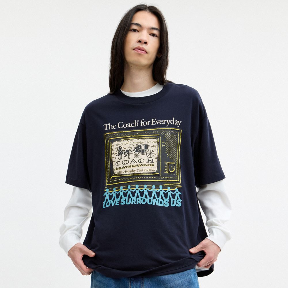 エブリデイ コラージュ リラックスド Tシャツ 2