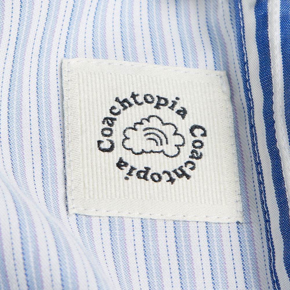Рубашки Coach Patchwork Striped Shirt — фото 6