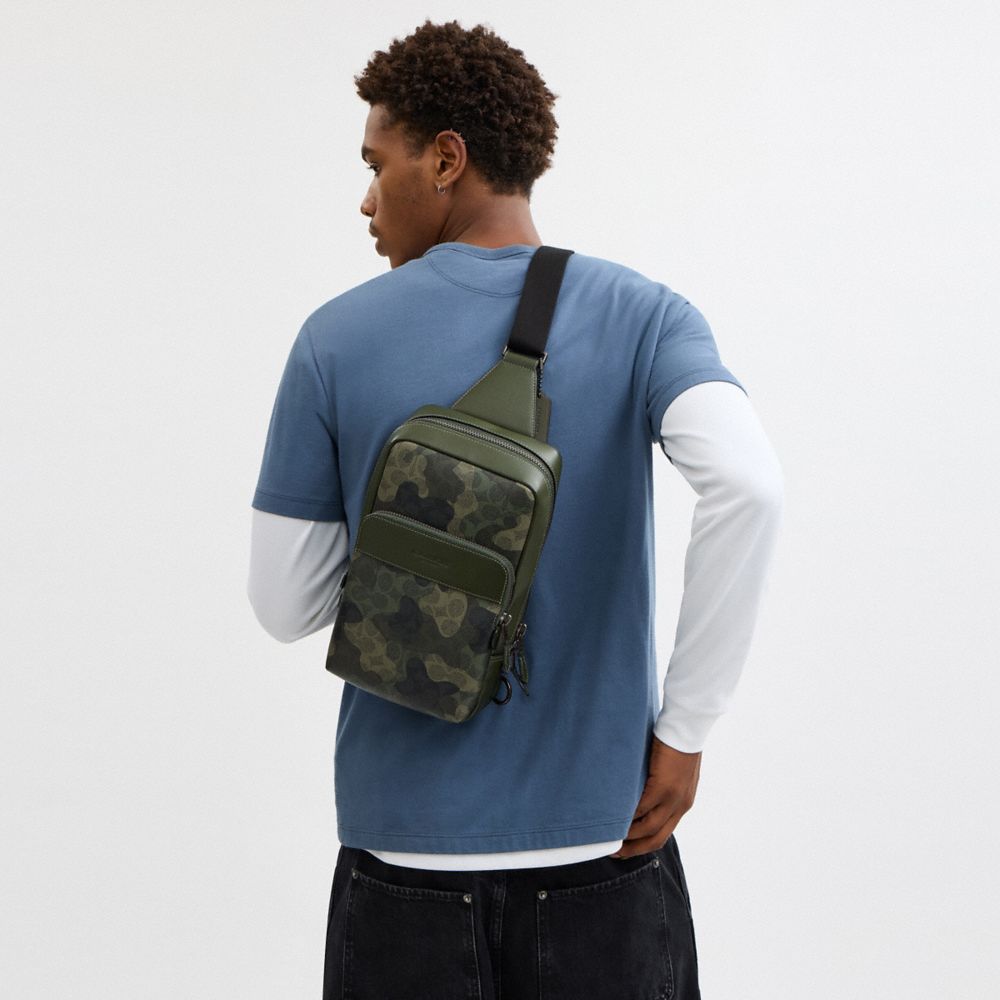 Coach Gotham Pack In Signature Camo Print