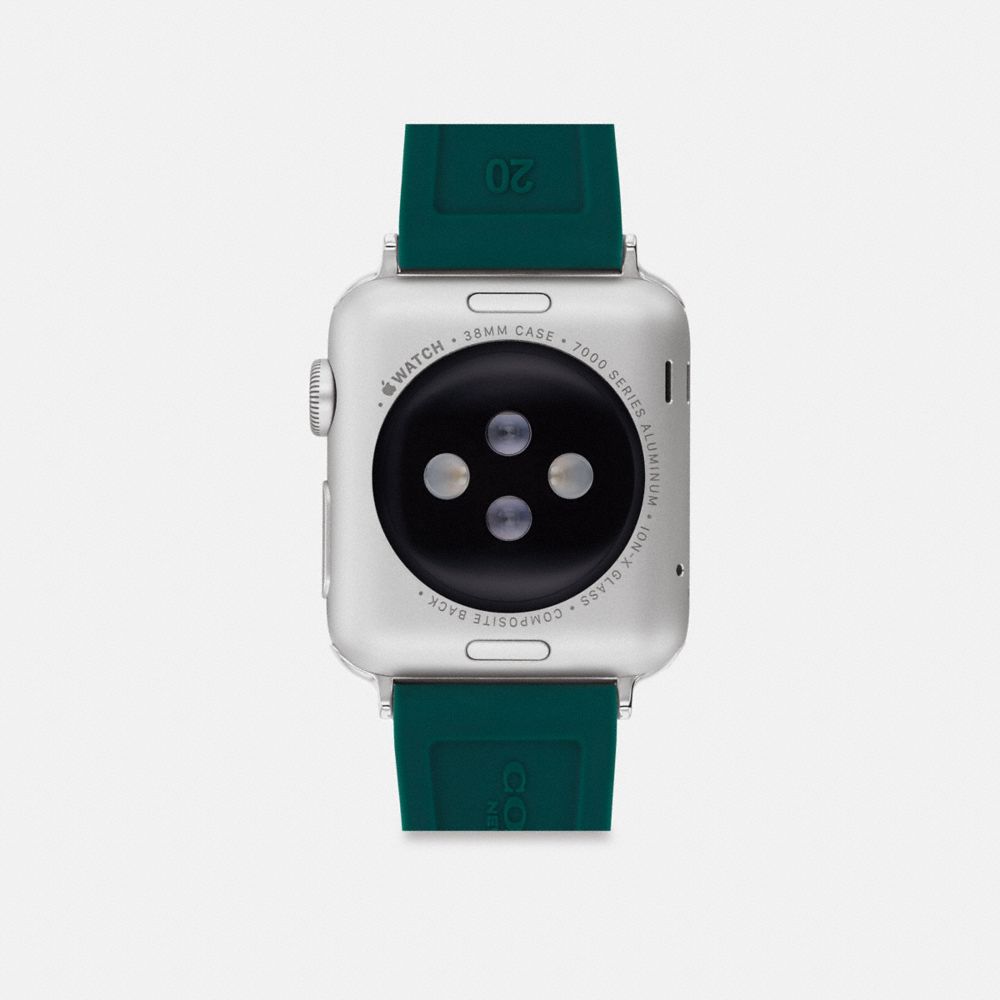 COACH®,BRACELET APPLE WATCH®, 38 MM, 40 MM ET 41 MM,Vert,Back View