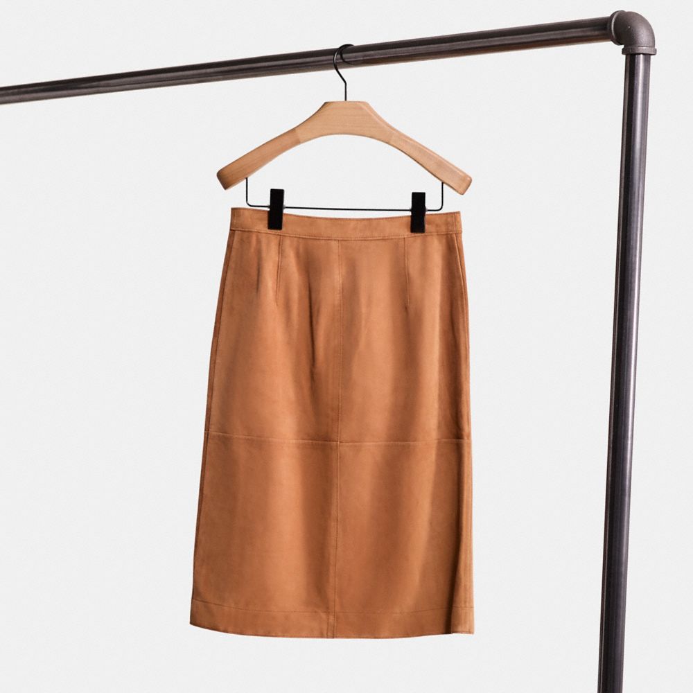 Restored Suede Skirt