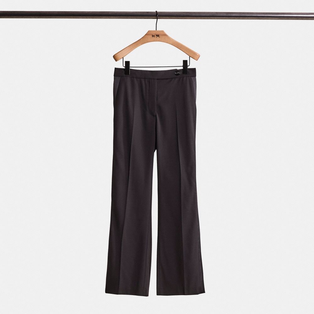 COACH RESTORED TUXEDO FLARE TROUSERS 