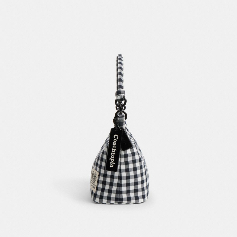 COACH®,Coachtopia Loop Shoulder Bag With Gingham Pattern,,Group View