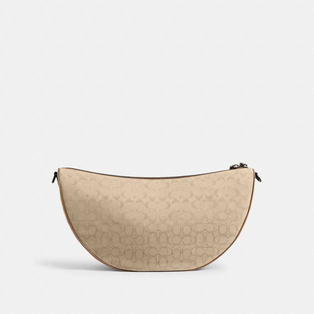 Coach Hall Soft Sling Bag 45 In Signature Jacquard