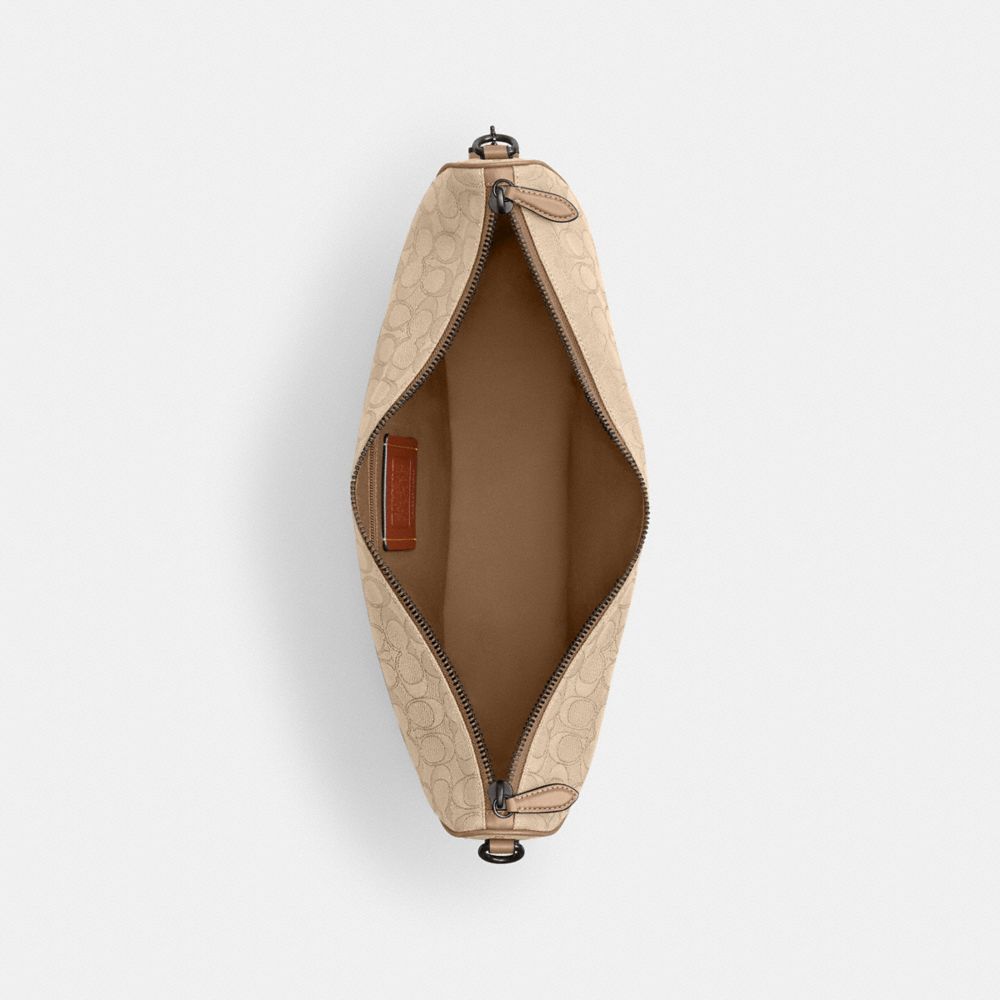Coach Hall Soft Sling Bag 45 In Signature Jacquard