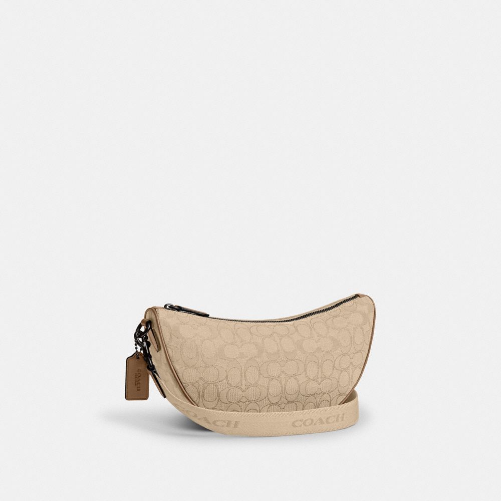 Coach Hall Soft Sling Bag In Signature Jacquard