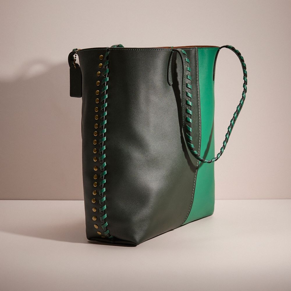 COACH®,Upcrafted North Tote In Colorblock,,Angle View