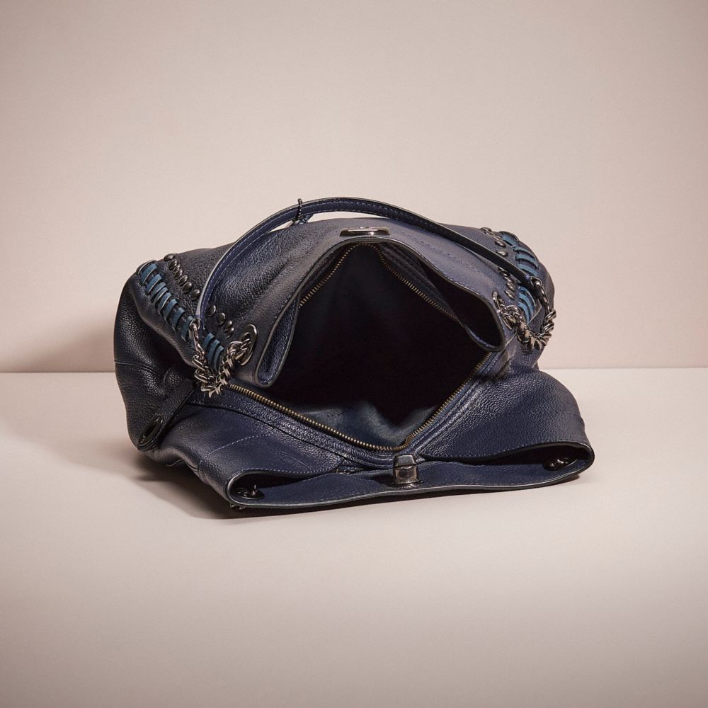 COACH®,Upcrafted Turnlock Edie Shoulder Bag,,Inside View,Top View