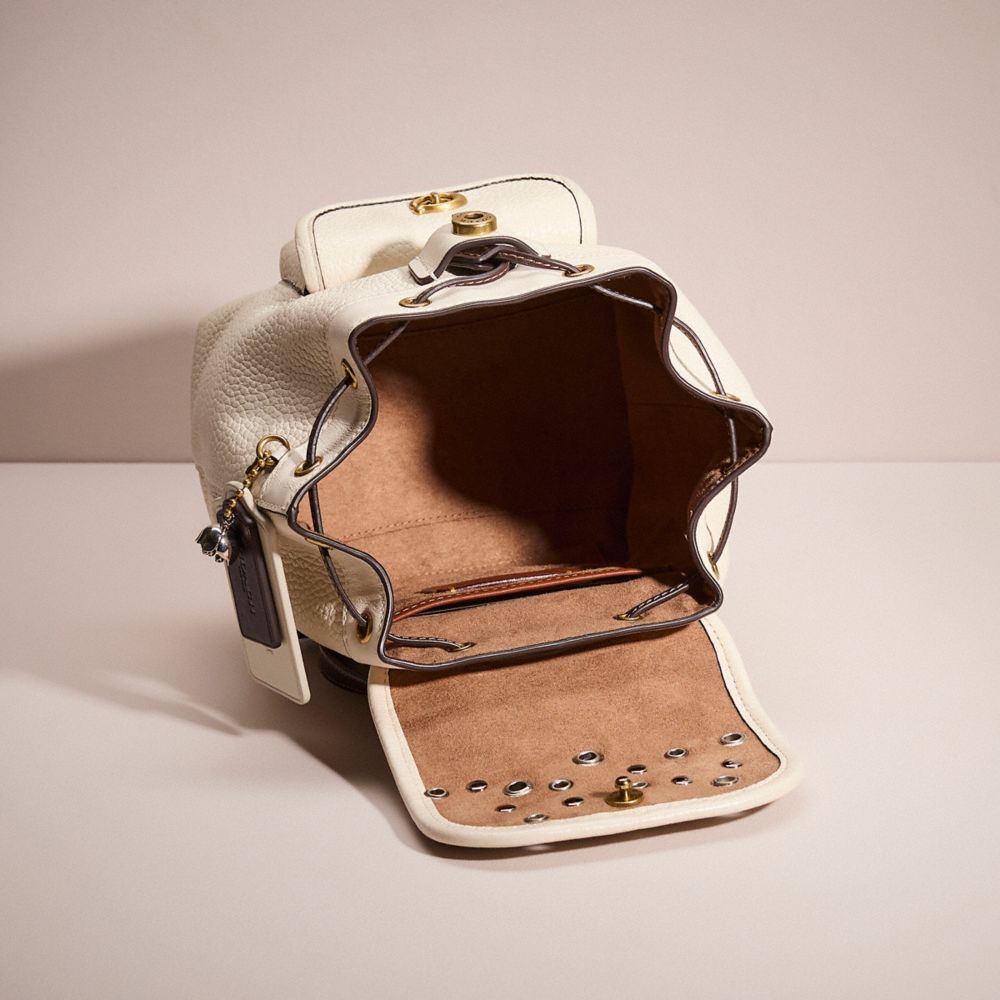 COACH®,Upcrafted Riya Backpack 21 In Colorblock,,Inside View,Top View