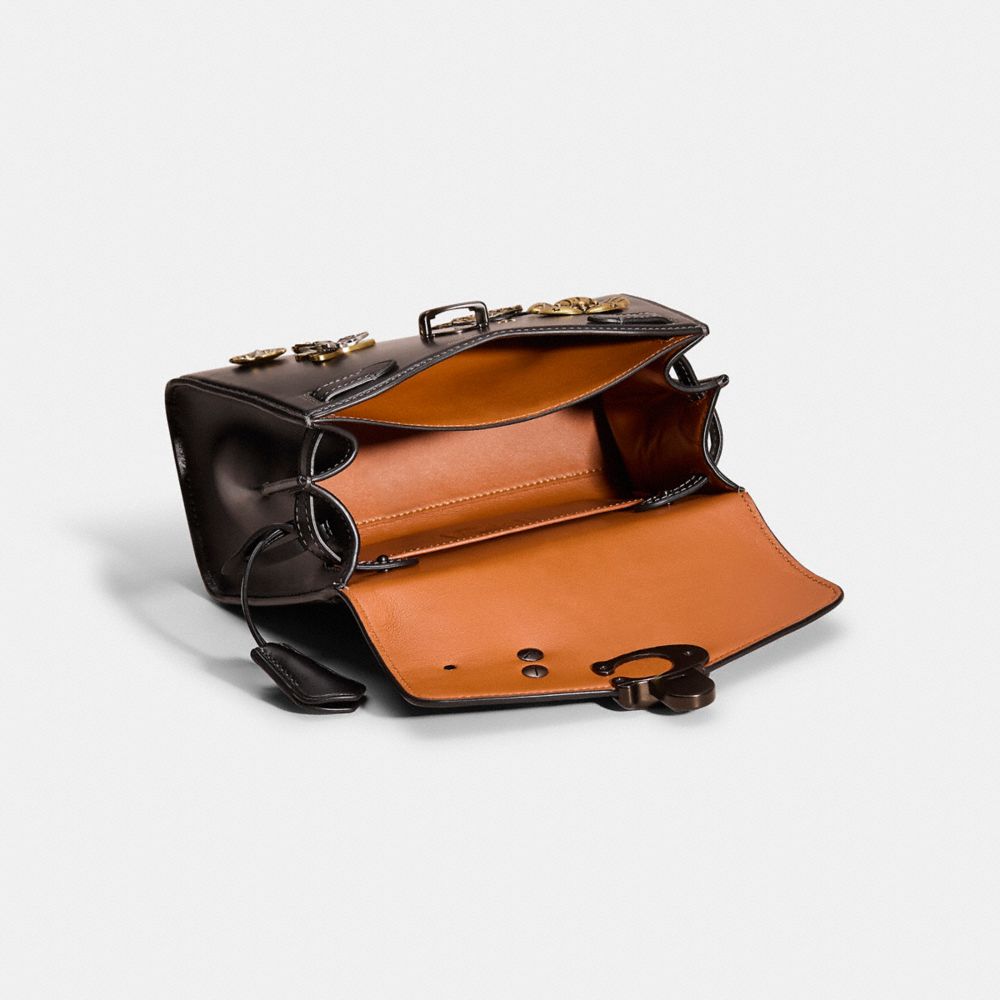 COACH®,Upcrafted Sammy Top Handle Bag 21,,Inside View,Top View