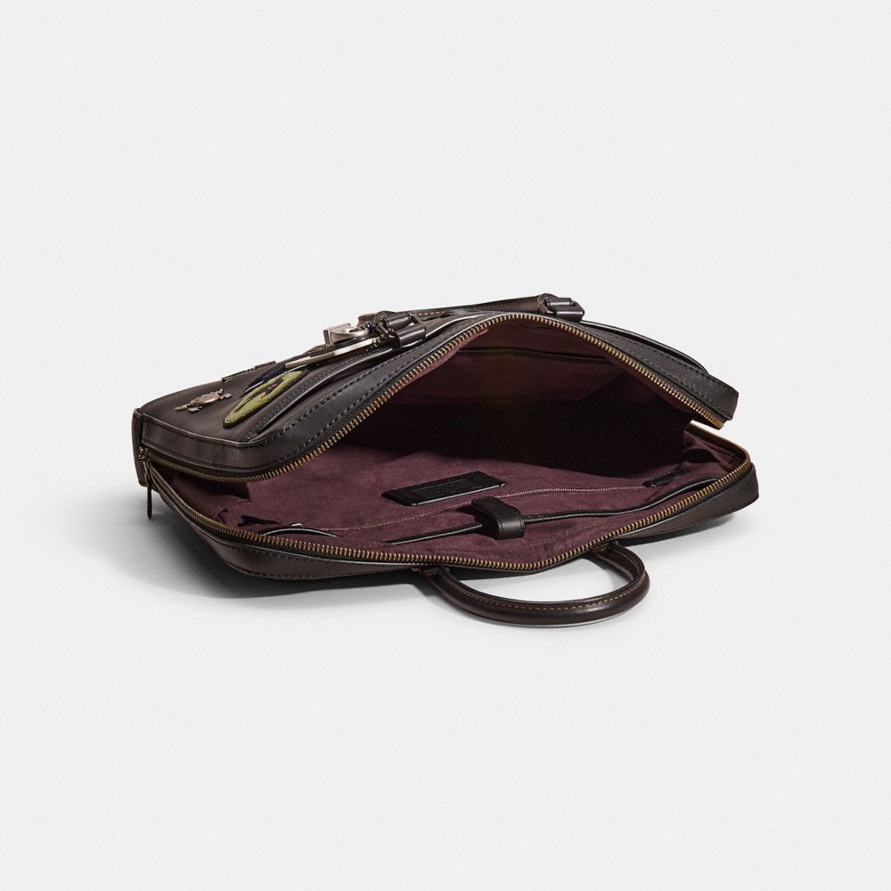 COACH®,Upcrafted Metropolitan Slim Brief,,Inside View,Top View