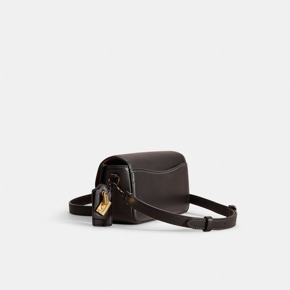 COACH®,Upcrafted Studio Bag 20,Shoulder Bag,Bead Embellishment,Logo,Metal,Pen Holder,Set,Casual,Black,Angle View