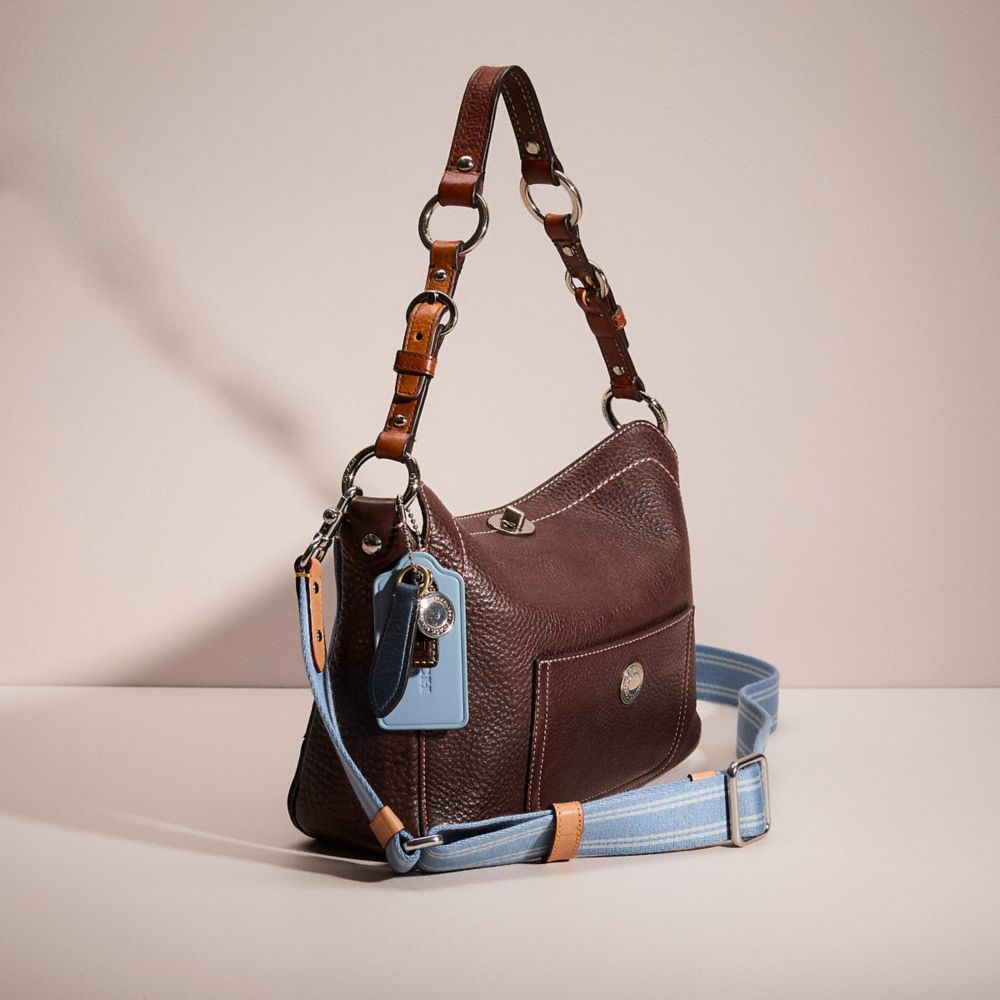 COACH®,Upcrafted Chelsea Turnlock Hobo,,Angle View