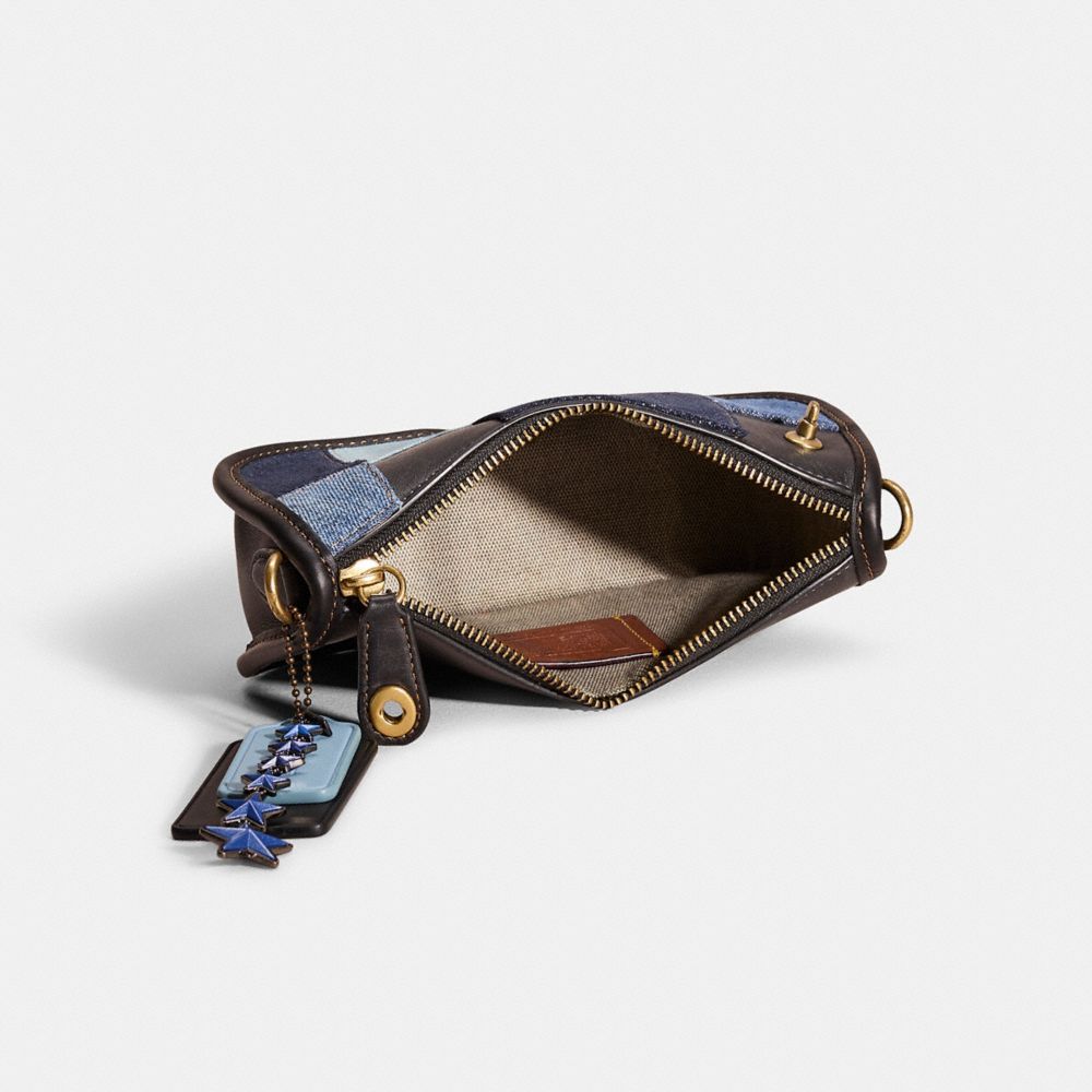 COACH®,Upcrafted Swinger Bag 20,,Inside View,Top View